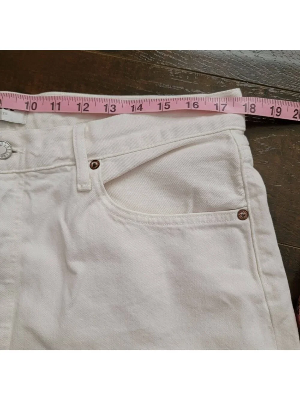 AGOLDE Dame High Rise Baggy Denim Shorts 90s Minimalist Old Money Womens 32